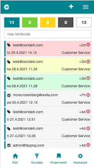 Contakti mobile app